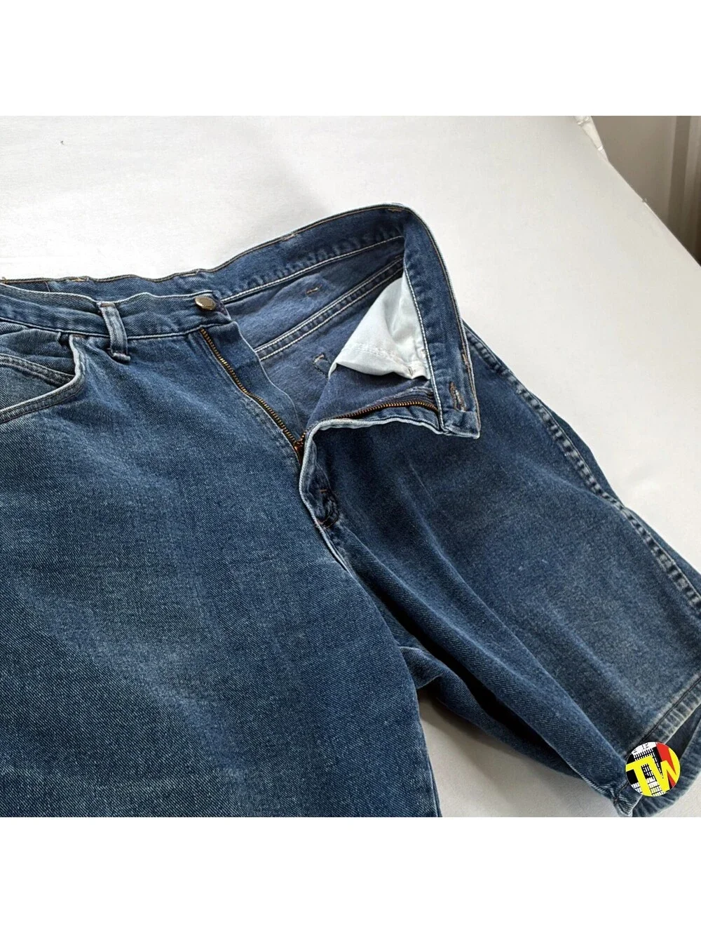 Vintage 90s Wrangler Denim Shorts Made in USA Jorts Dad Jean